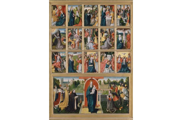 Mosaic Puzzles Fifteen Mysteries puzzle lemn 500 piese auriu