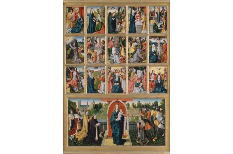 Mosaic Puzzles Fifteen Mysteries puzzle lemn 500 piese auriu