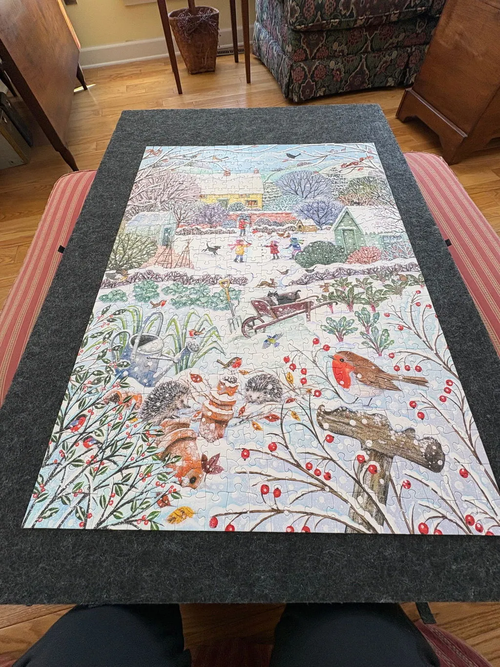 Cobble Hill Winter Holidays puzzle 500 piese iarna