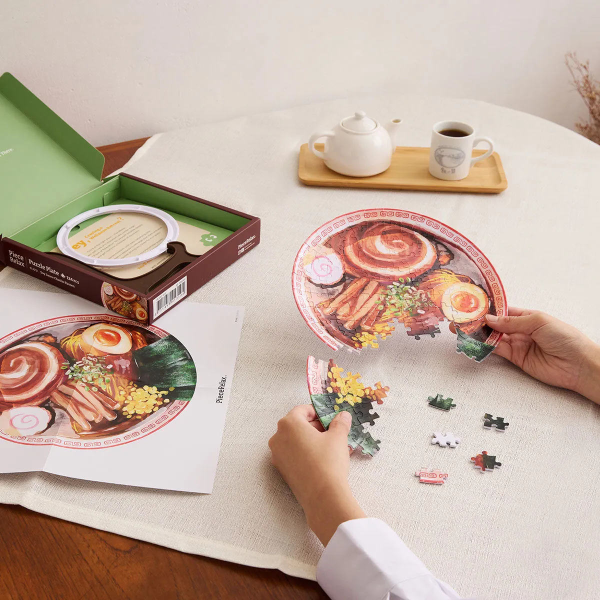 PieceRelax Puzzle Plate PL1012 puzzle farfurie ramen