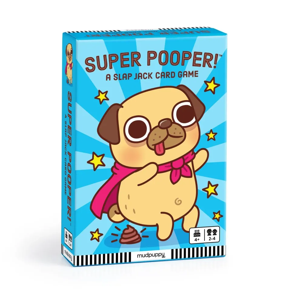 Mudpuppy Super Pooper joc de cărți 40 piese 4+