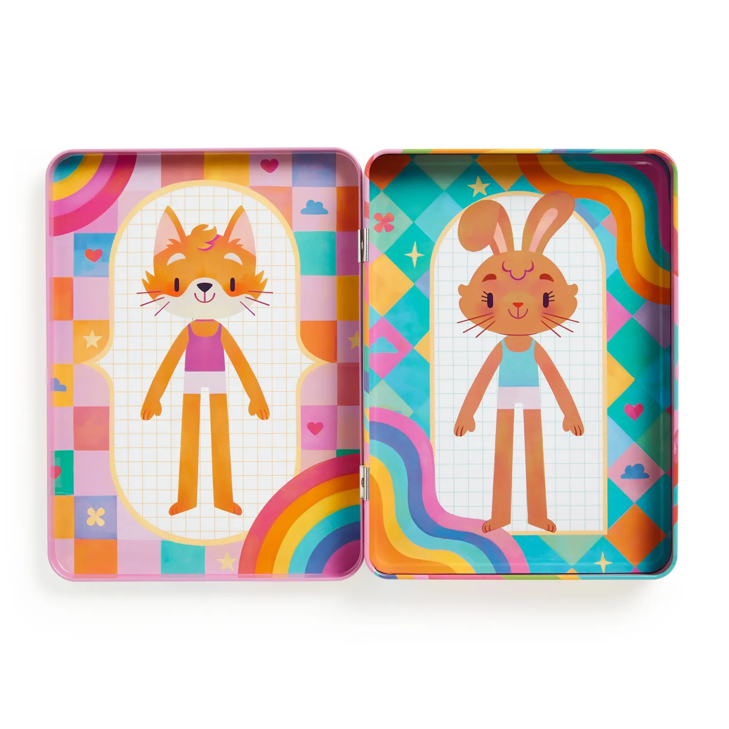 Mudpuppy Rainbow Fashion set magnetic 45 magneți
