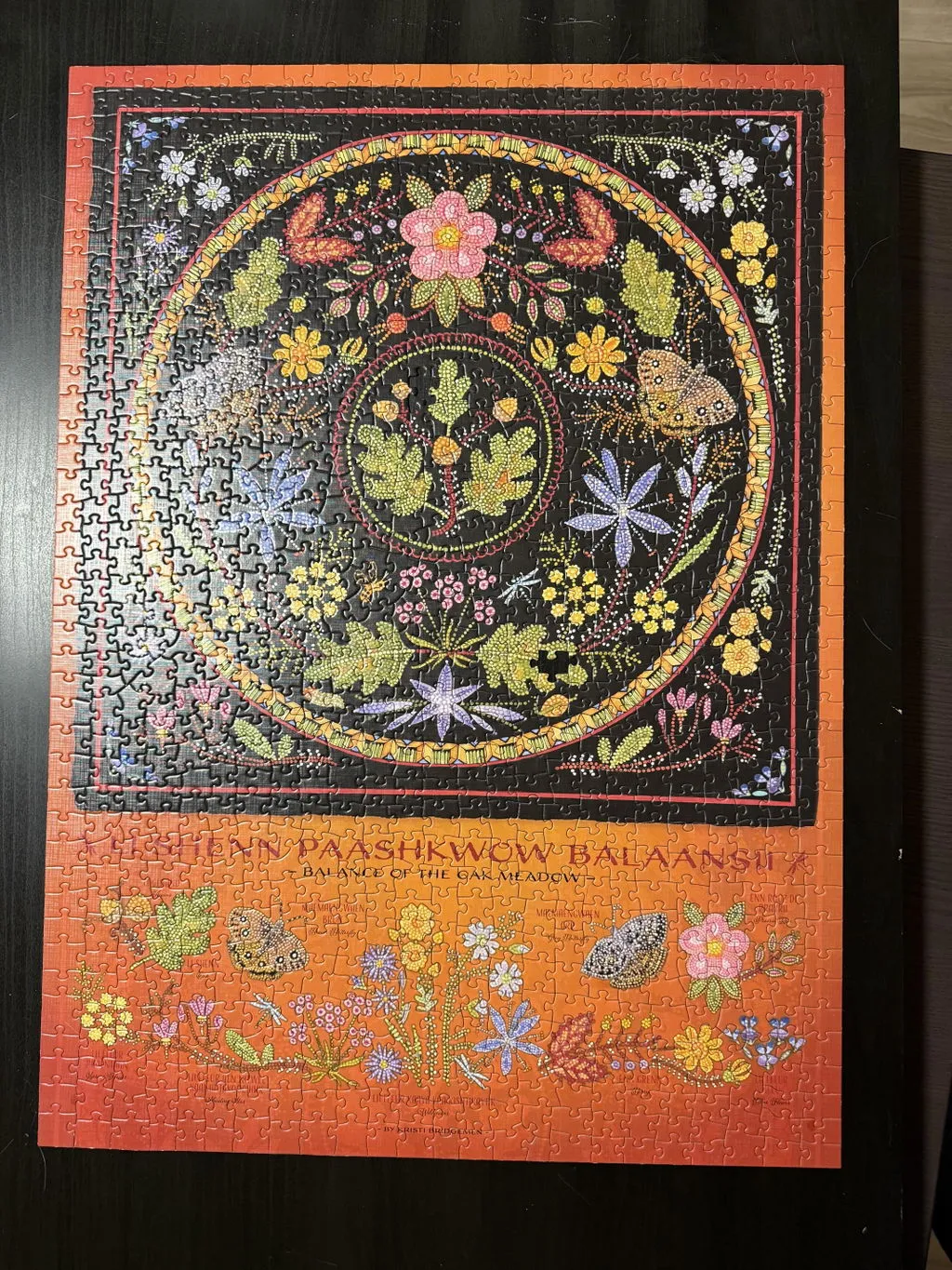 Cobble Hill Lii Shenn puzzle 1000 piese floral