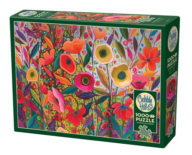 Cobble Hill Extravaganza puzzle 1000 piese cu flori