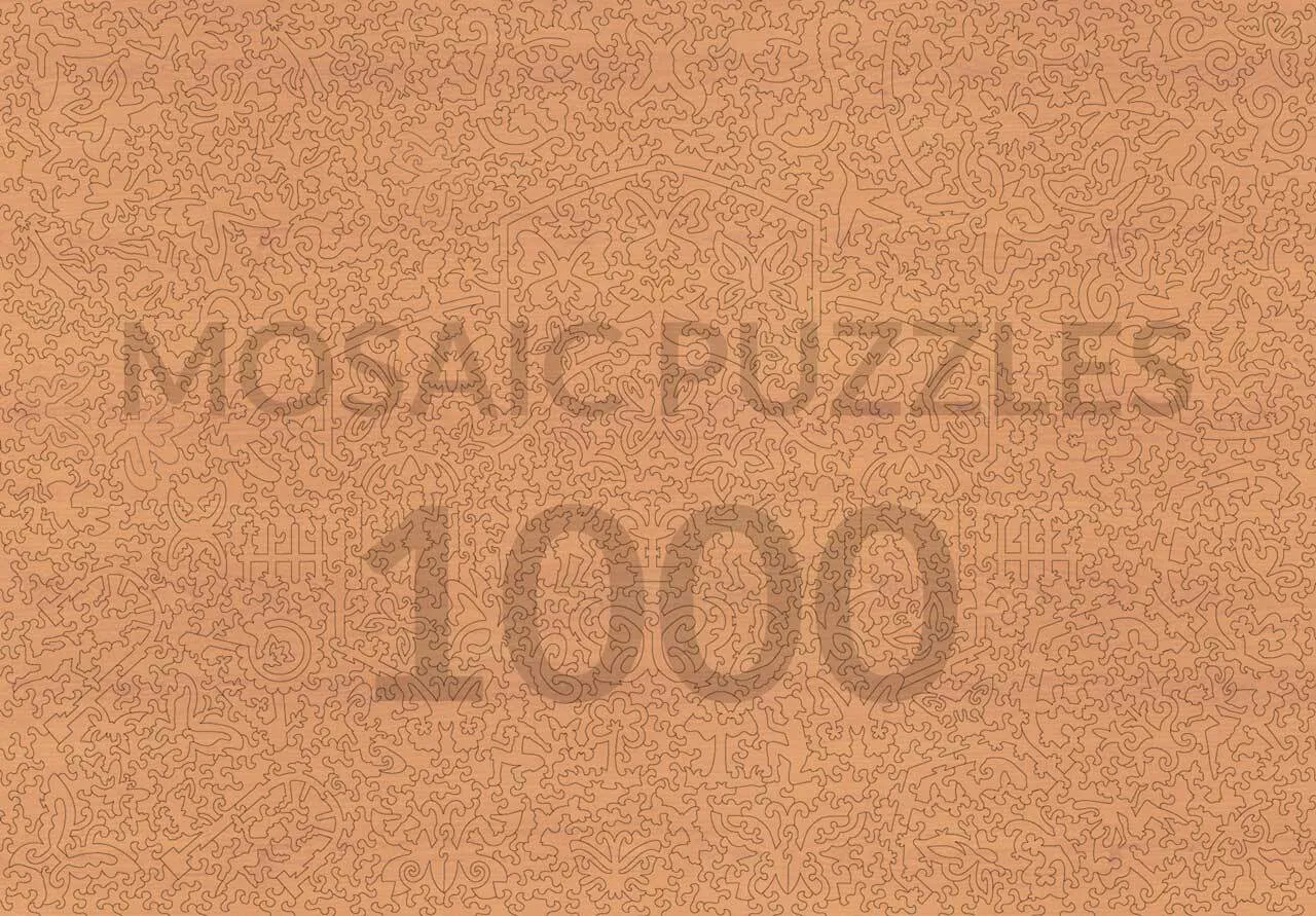Mosaic Puzzles Butterflies of the World puzzle lemn 500 piese fluturi