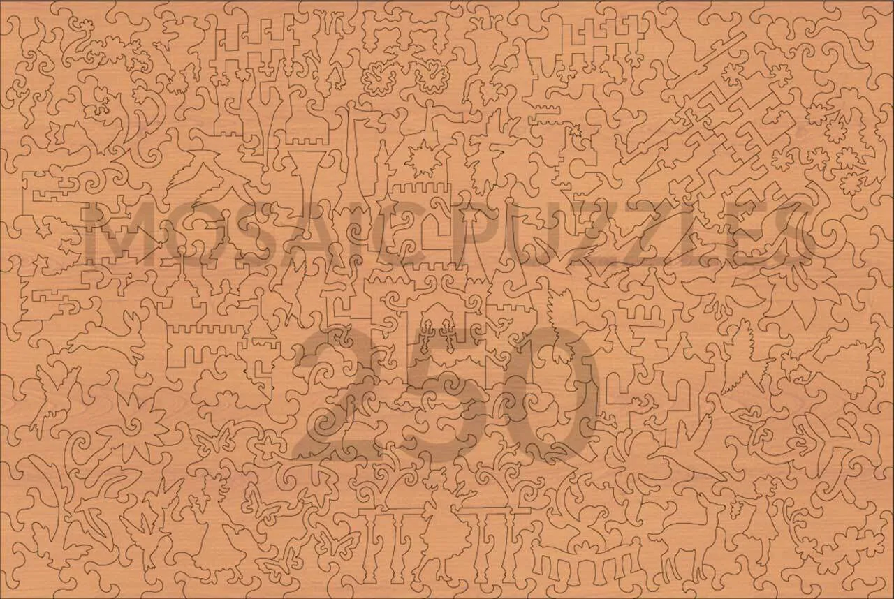 Mosaic Puzzles A Castle in the Clouds puzzle 500 piese castel