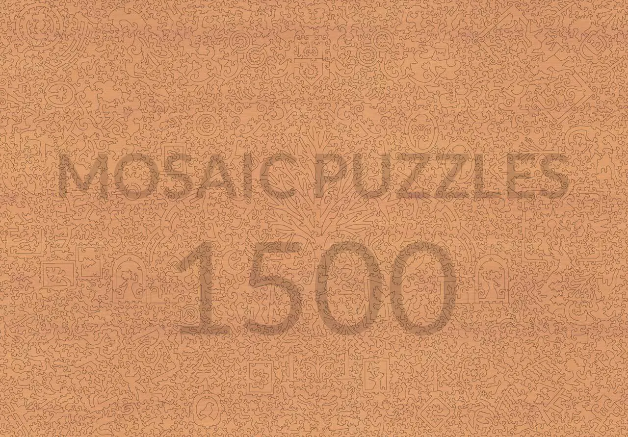Mosaic Puzzles Pink Peach Tree Van Gogh puzzle lemn 500 piese