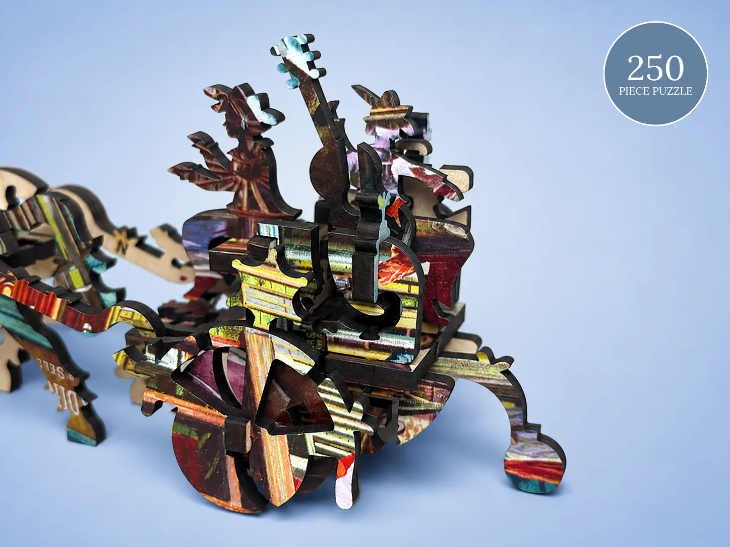 Mosaic Puzzles Heritage 3D High Noon Dodge City puzzle lemn 500 piese