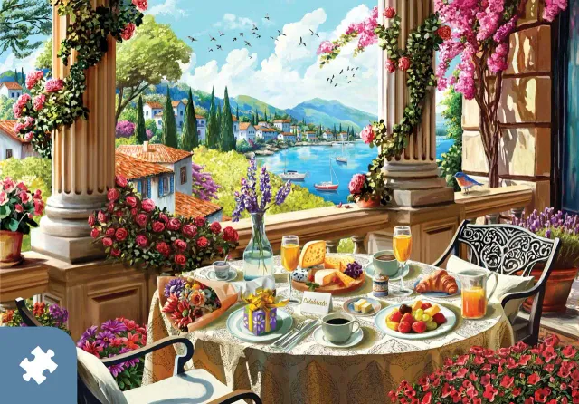 Mosaic Traditions Brunch Mediterranean puzzle carton 1000 primavara
