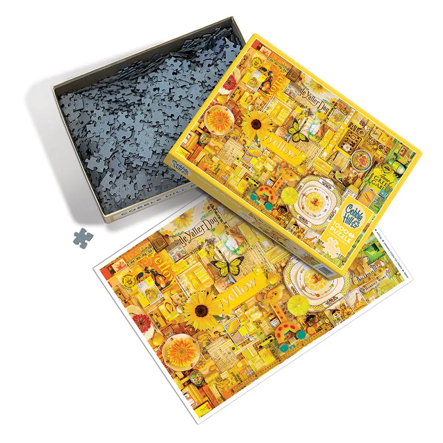 Cobble Hill Yellow puzzle 1000 piese galben