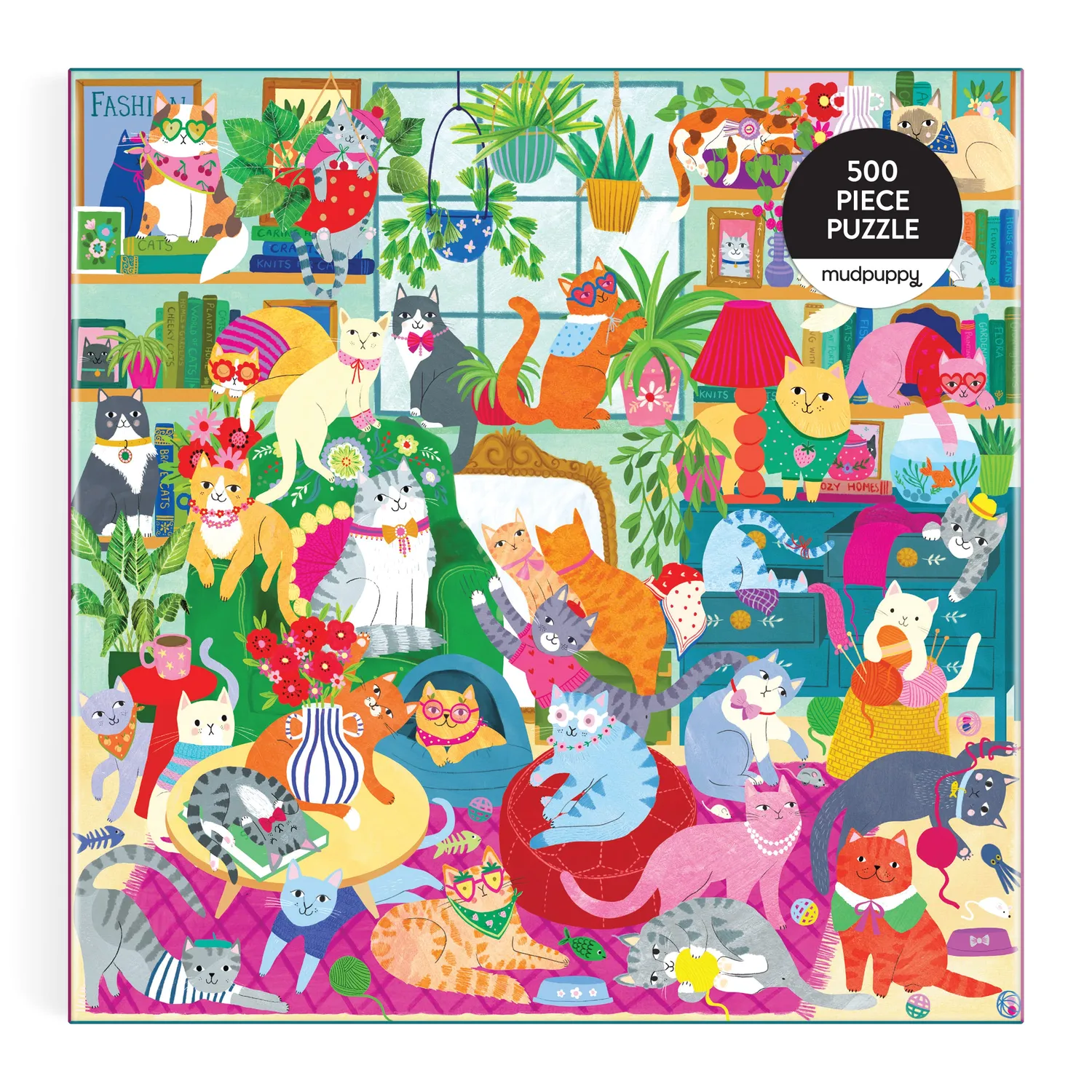 Mudpuppy Caturday Afternoon puzzle 500 piese pisici