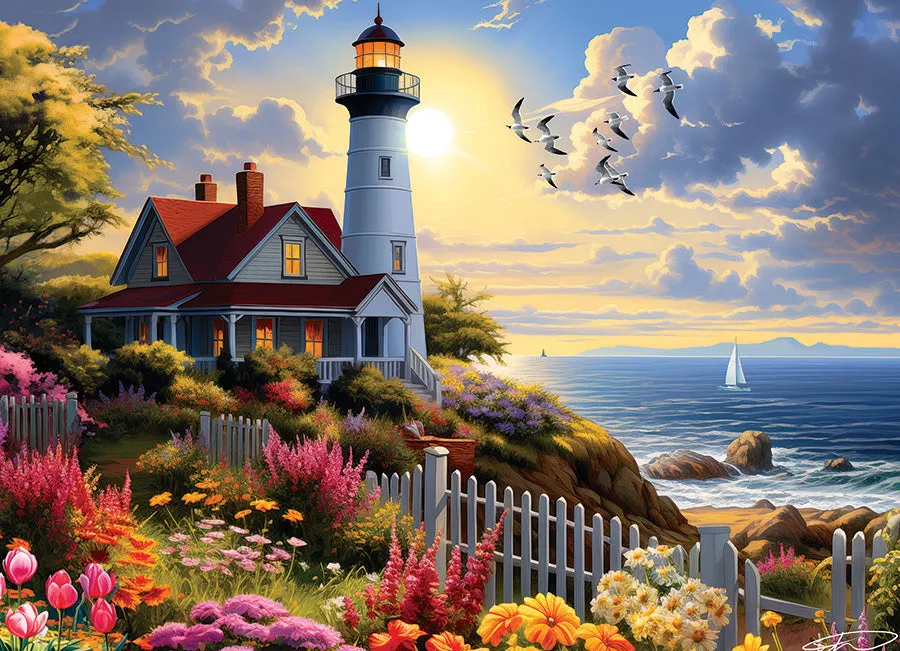 Cobble Hill To the Lighthouse puzzle 500 piese far