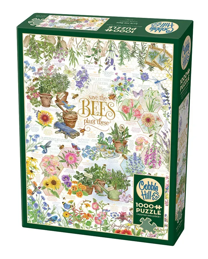 Cobble Hill Save the Bees puzzle 1000 piese albine