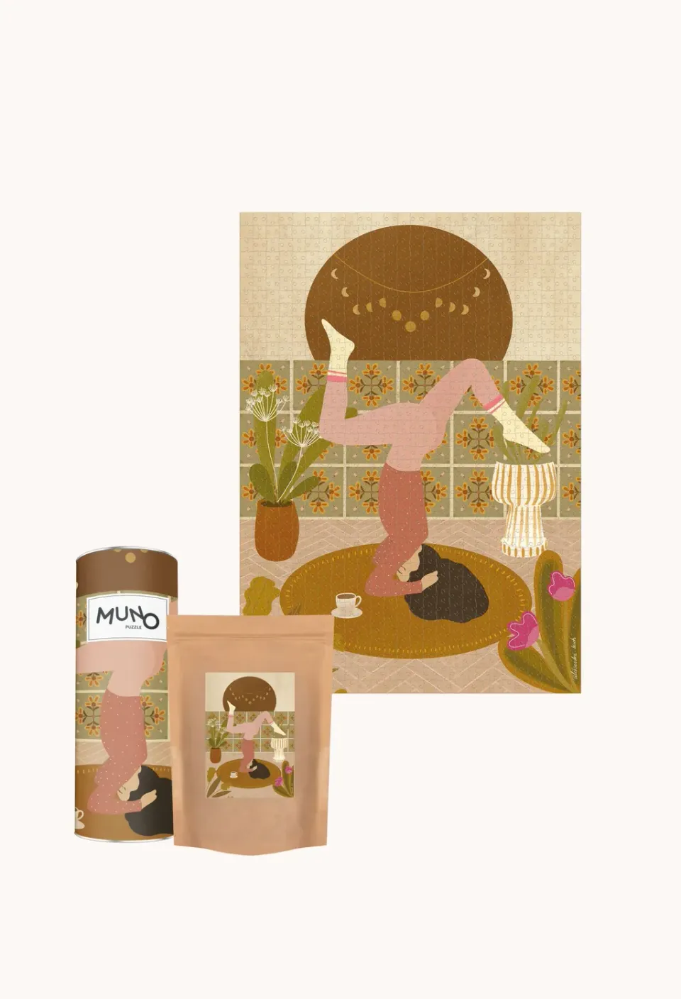 Muno Puzzle Upside Down puzzle 1000 piese interior
