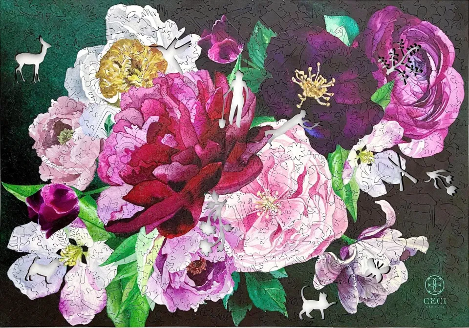 Mosaic Puzzles The Ennovy Bouquet puzzle 500 piese flori