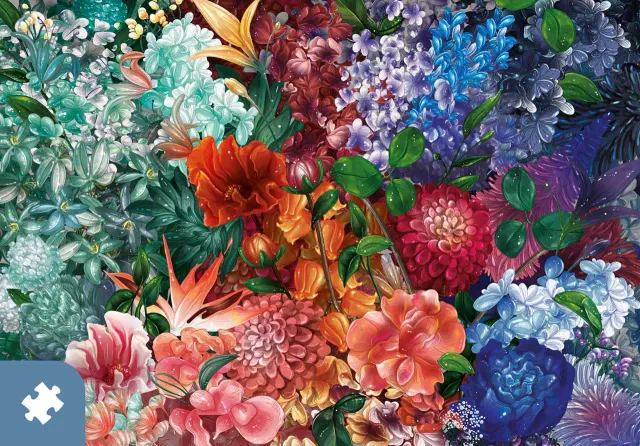 Mosaic Traditions Ombre Bloom puzzle carton 1000 piese floral