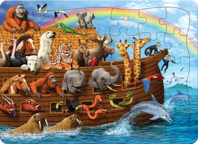 Cobble Hill Voyage of the Ark puzzle 35 piese tava animale