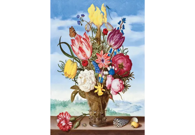 Mosaic Puzzles Bouquet Flowers Ledge puzzle 1000 piese flori