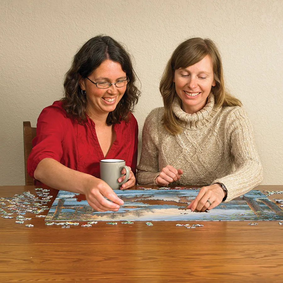 Cobble Hill A Quiet Place puzzle 1000 piese iarna