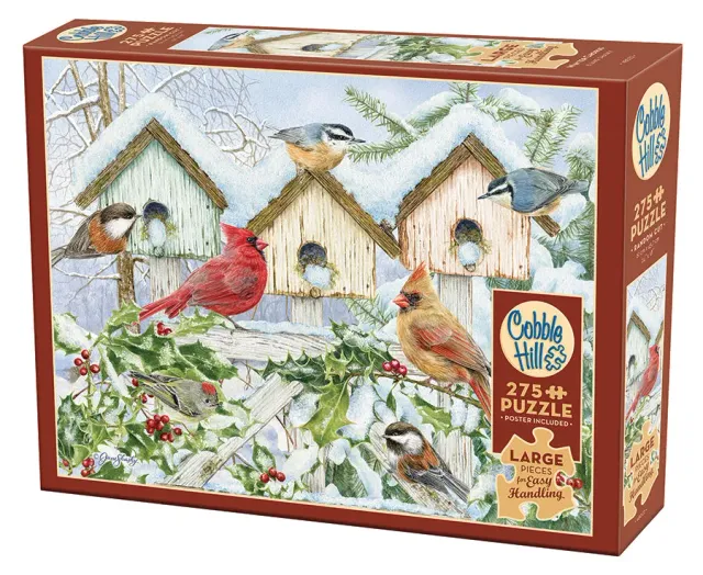 Cobble Hill Easy Handling Winter Chorus puzzle 275 piese iarna