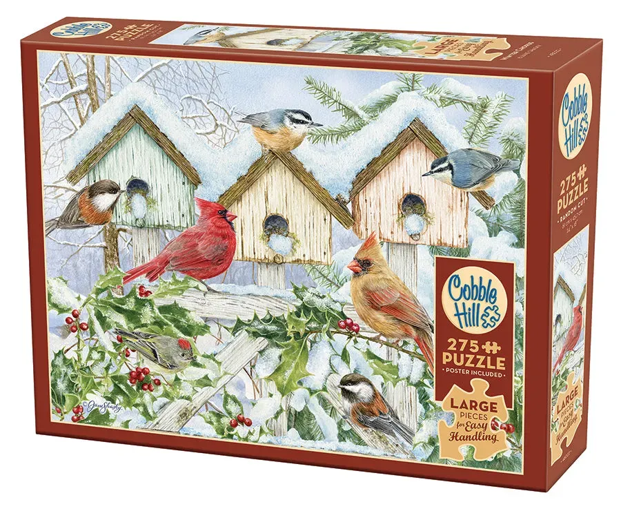 Cobble Hill Easy Handling Winter Chorus puzzle 275 piese iarna