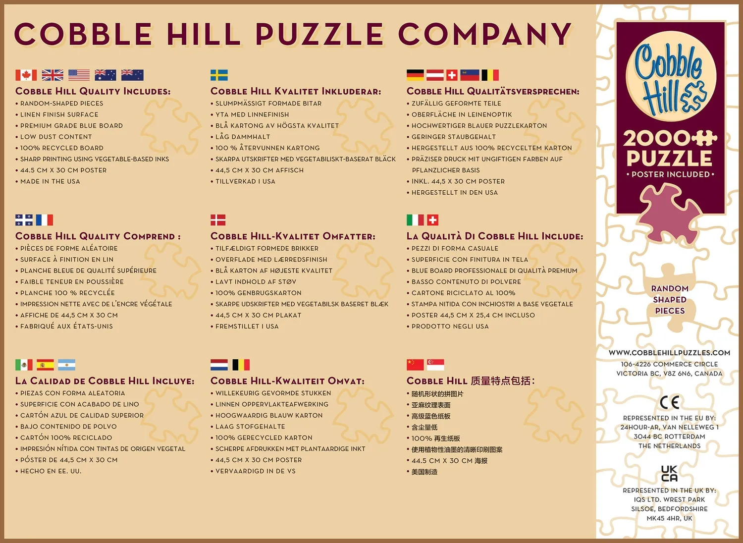 Cobble Hill Adventure Storytime puzzle 2000 piese cărți
