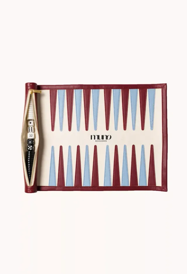 Muno Puzzle set backgammon joc de table pliabil