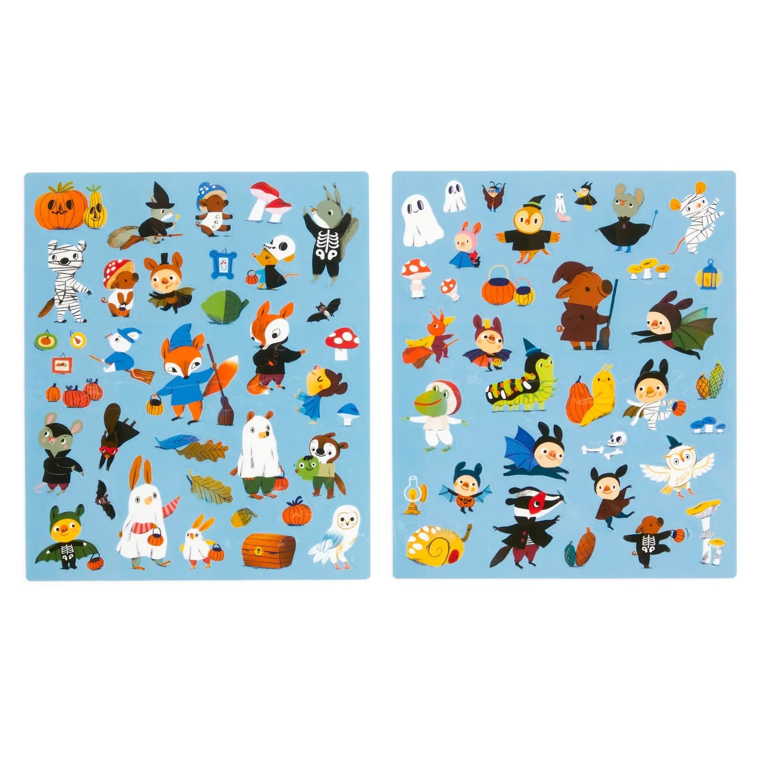 Mudpuppy Pumpkin Village set stickere reutilizabile 70 toamna