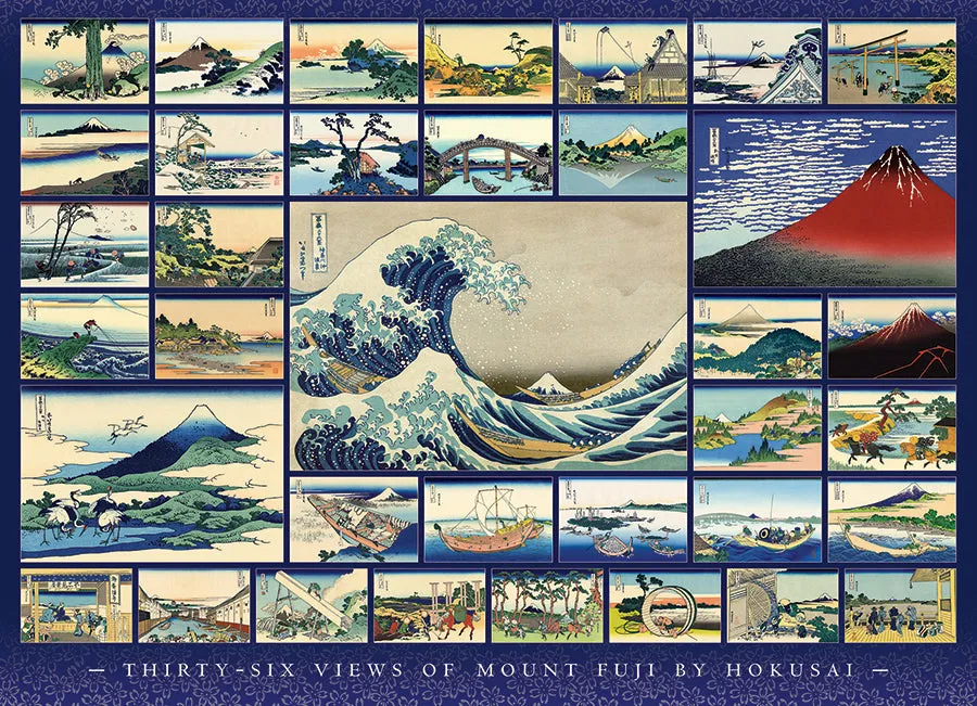 Cobble Hill Hokusai puzzle 1000 piese artă japoneză