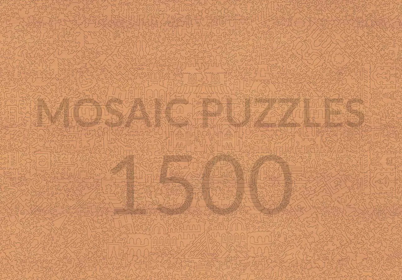 Mosaic Puzzles Petals Paris puzzle lemn 100 piese cofetarie