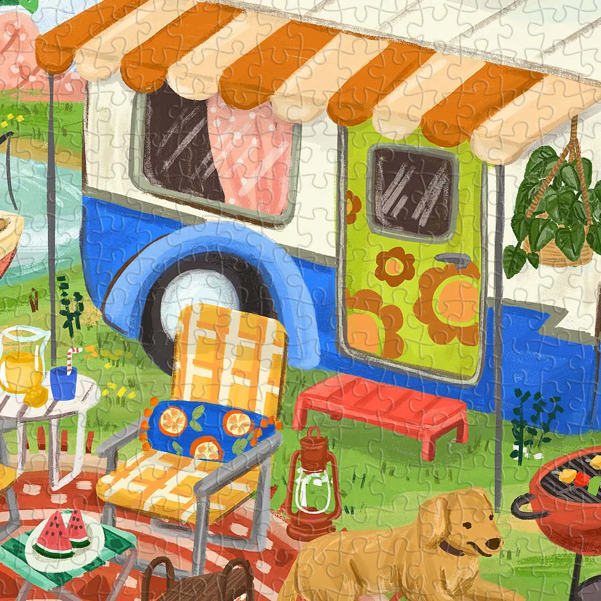PieceRelax PieceClicks Campervan U1097 puzzle 500 piese vacanta