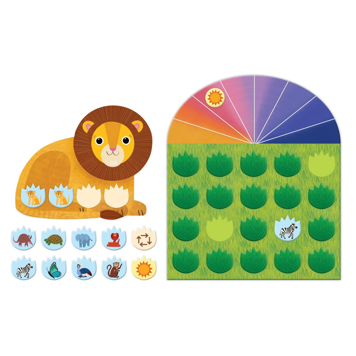 Mudpuppy Lion's Safari Search joc cooperativ memorie 3+ ani