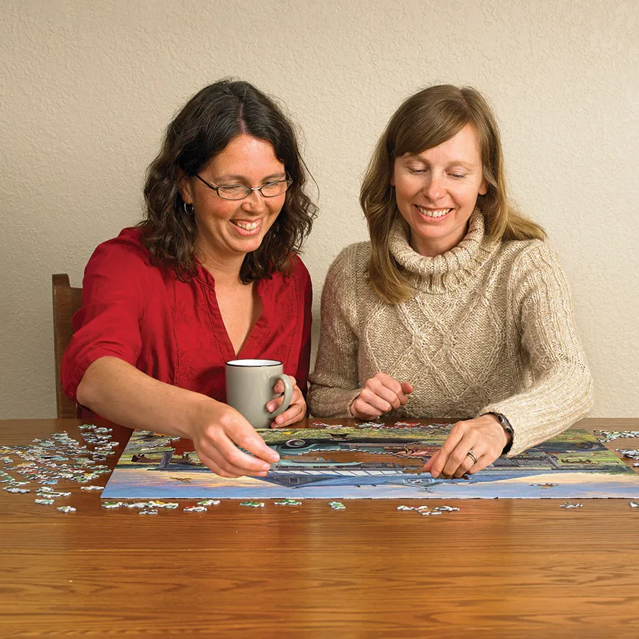 Cobble Hill Trading Post puzzle 1000 piese fermă