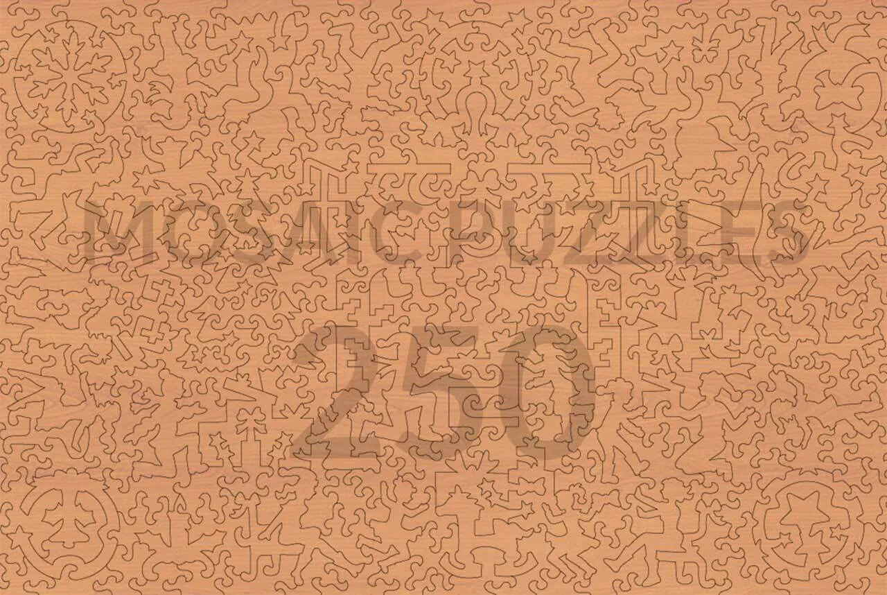 Mosaic Puzzles A Very Merry Morning puzzle lemn 500 piese Craciun