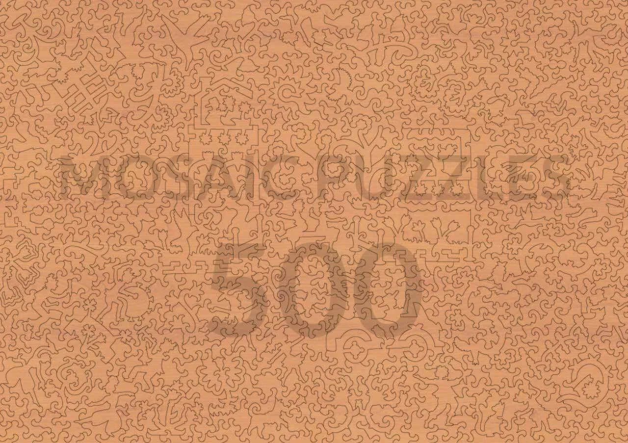 Mosaic Puzzles The Mansard Roof Hopper puzzle lemn 500 piese casa