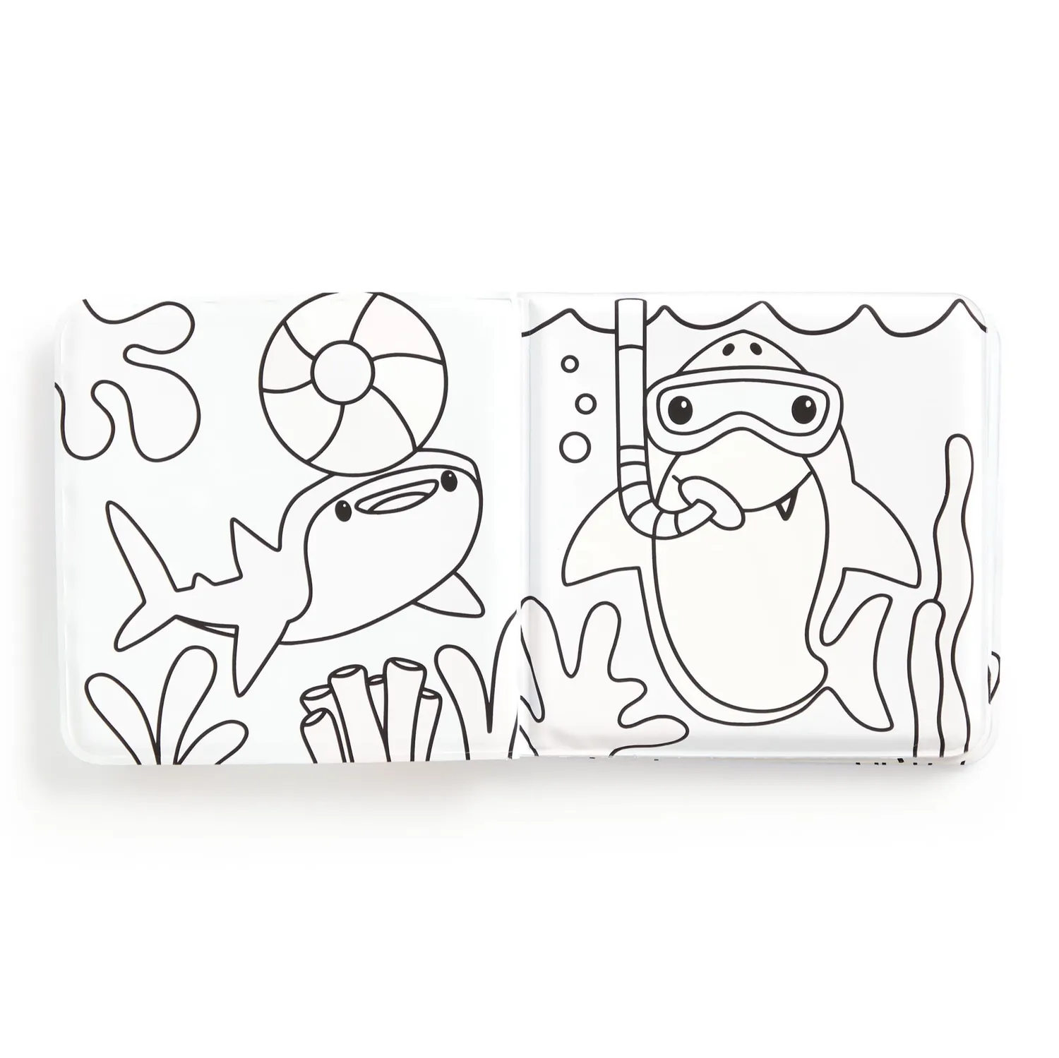 Mudpuppy Shark Splash! carte de baie magica cu apa