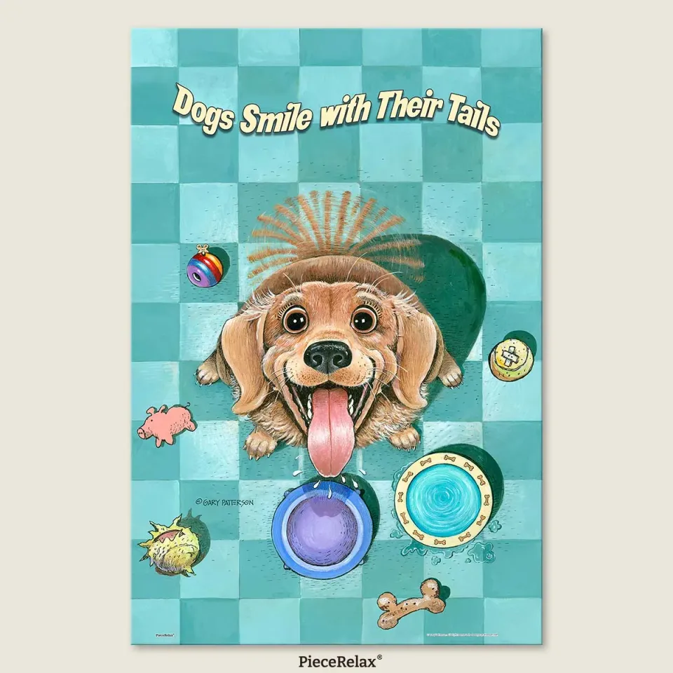 PieceRelax PieceClicks Dogs Smile with Their Tails U1058 puzzle 504 piese câini