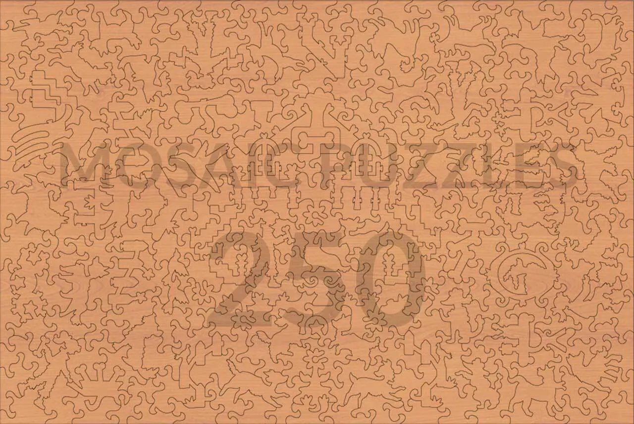 Mosaic Puzzles Two Friends puzzle lemn 500 piese cu caini