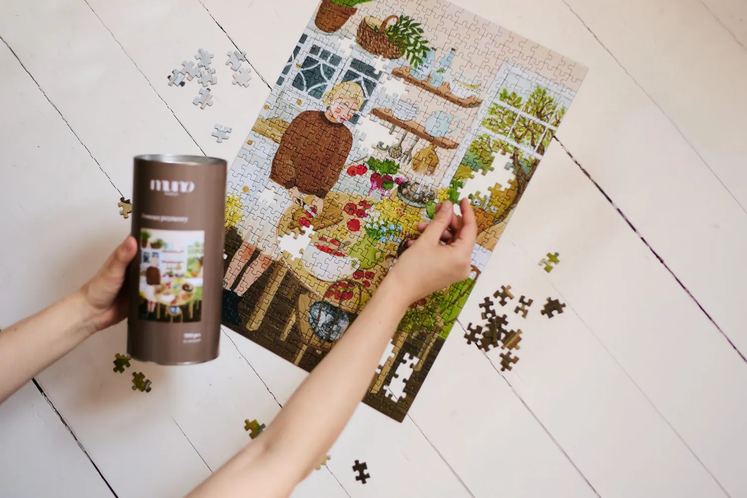 Muno Puzzle Domowe Przetwory puzzle 500 piese borcane