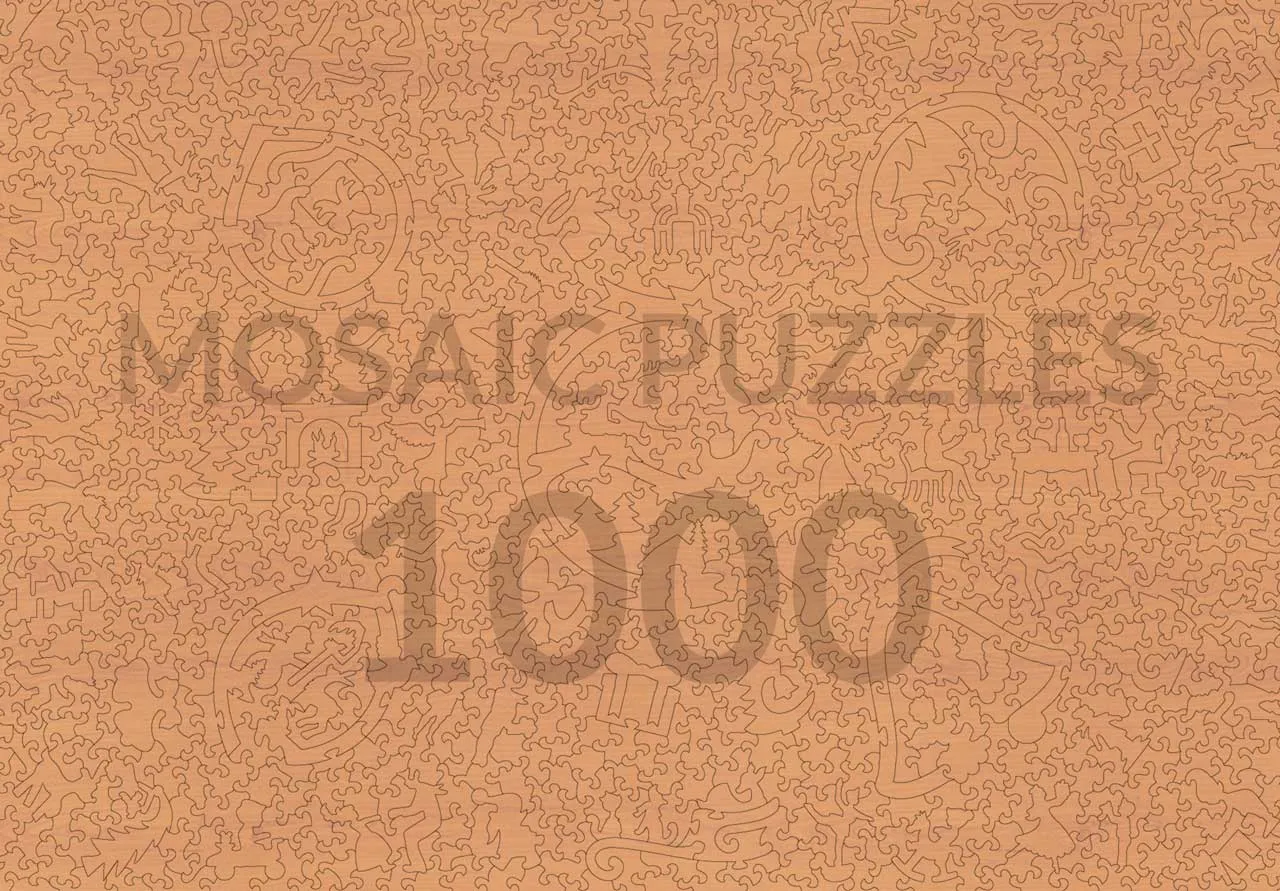 Mosaic Puzzles North Pole House puzzle lemn 250 piese