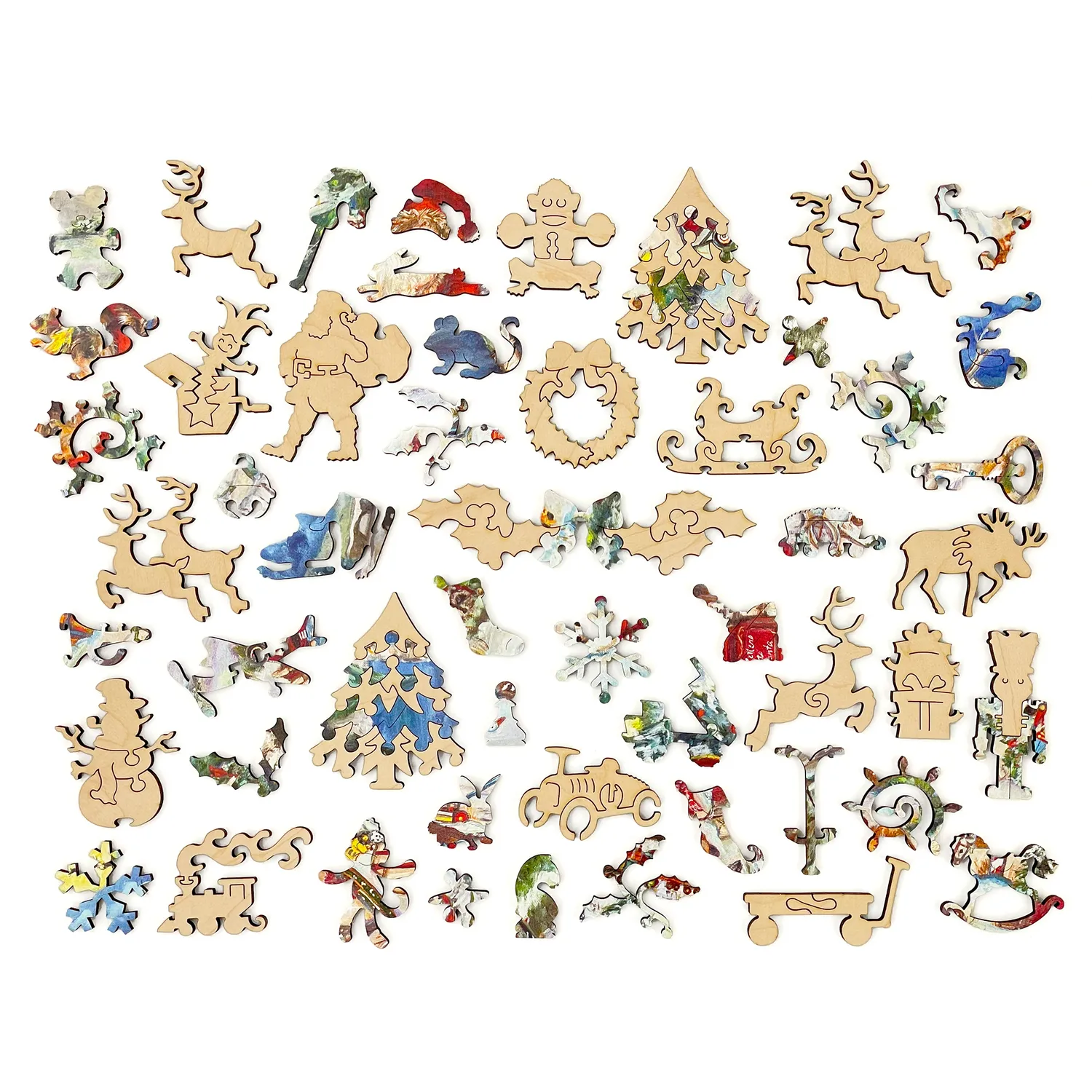 Hidden Piece Santa's Wonderland puzzle 524 piese Craciun
