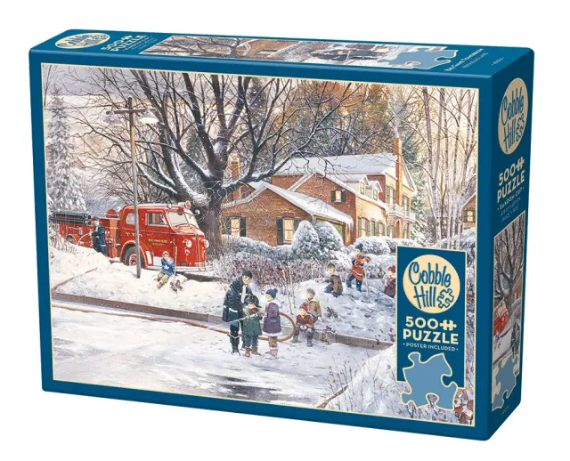 Cobble Hill Big Game Tomorrow puzzle 500 piese iarna