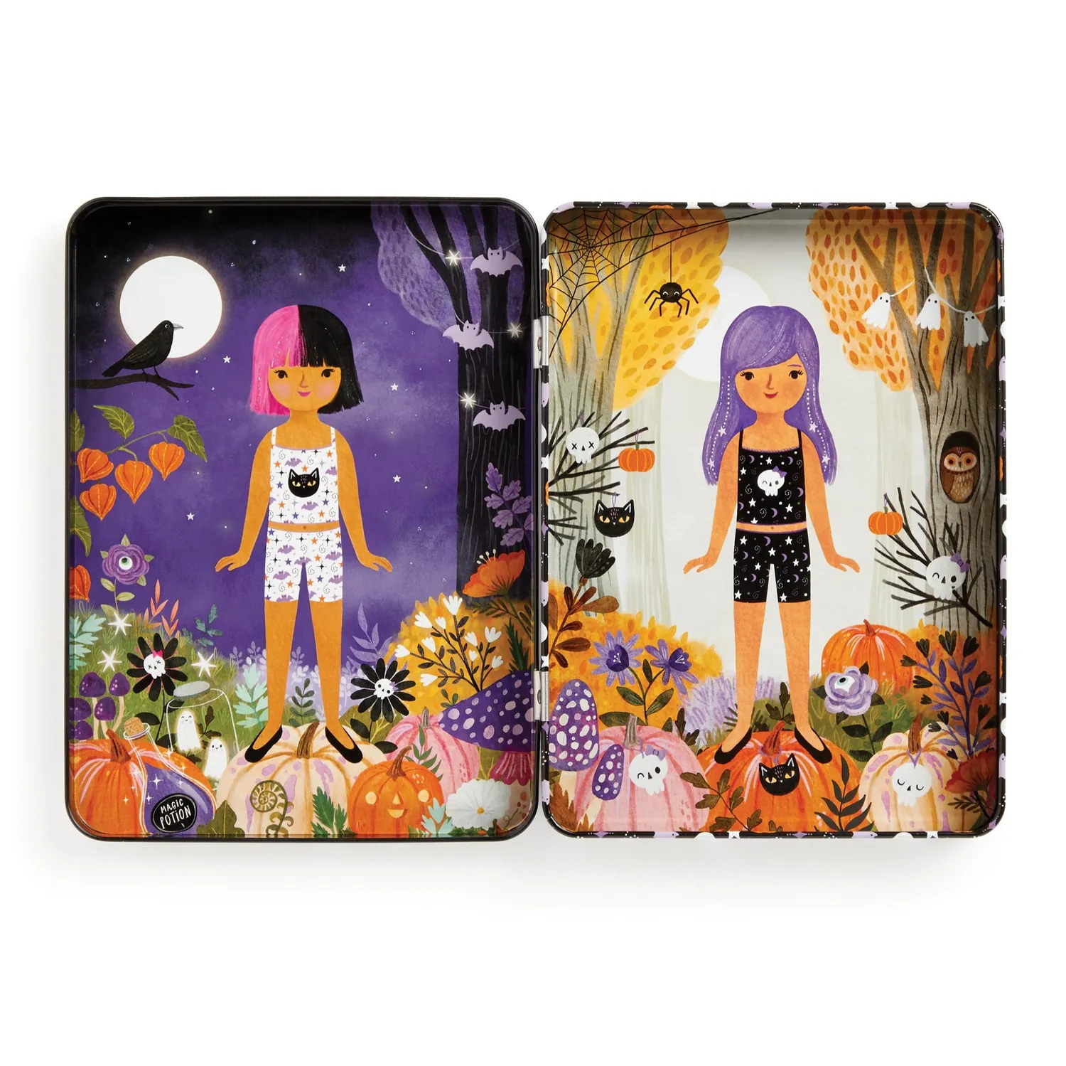 Mudpuppy Spooky Season set magnetic dress-up Halloween