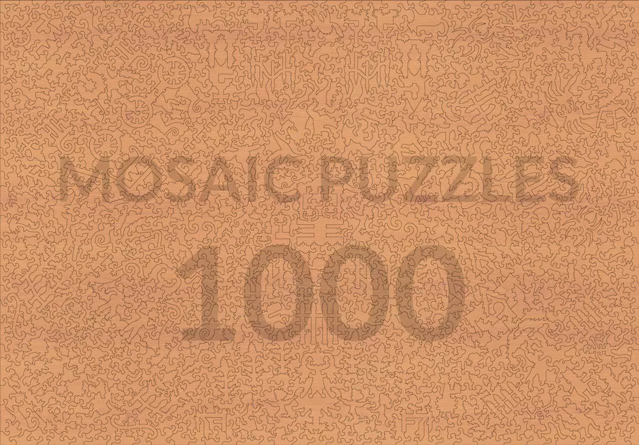 Mosaic Puzzles Halloween Night Coven puzzle lemn 500 piese