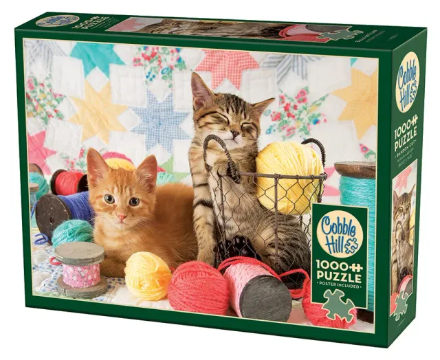 Cobble Hill Balls of Fluff puzzle 1000 piese pisici