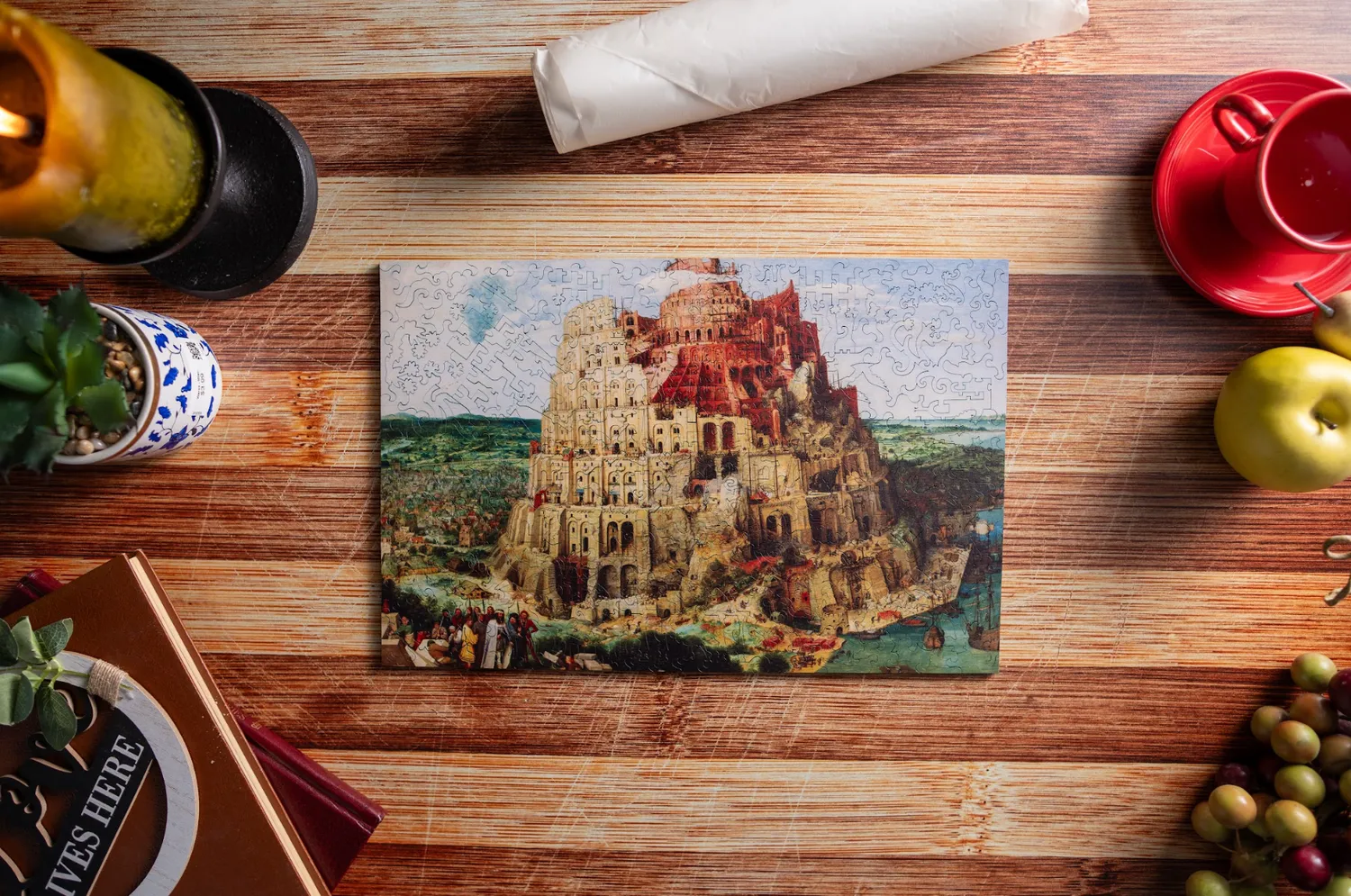 Mosaic Puzzles Tower of Babel puzzle 50 piese turn