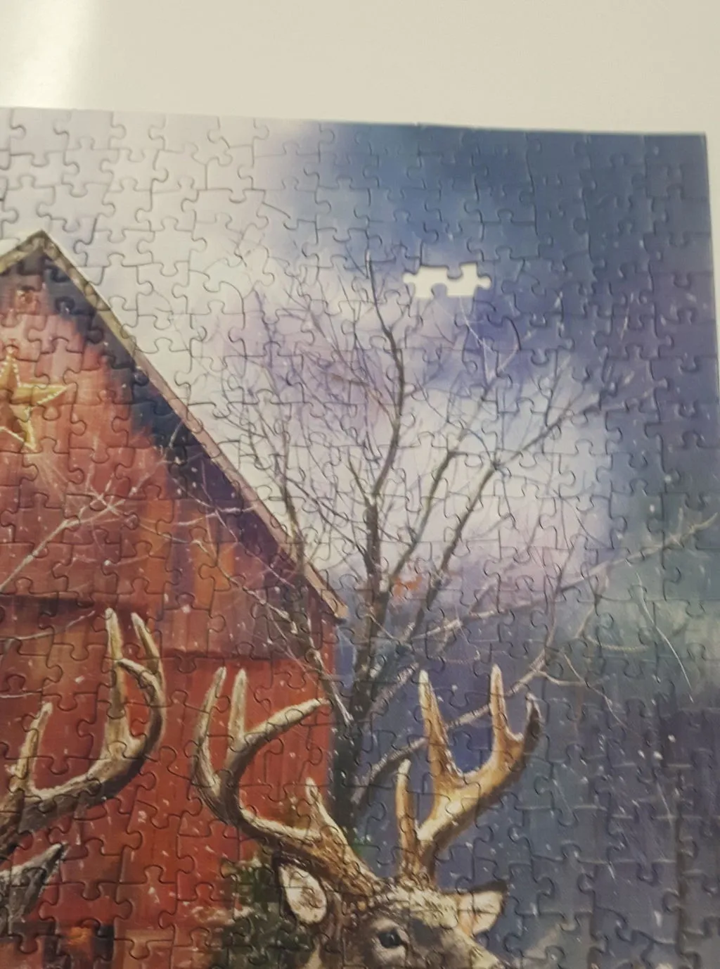 Cobble Hill Three Kings puzzle 1000 piese iarna cerbi