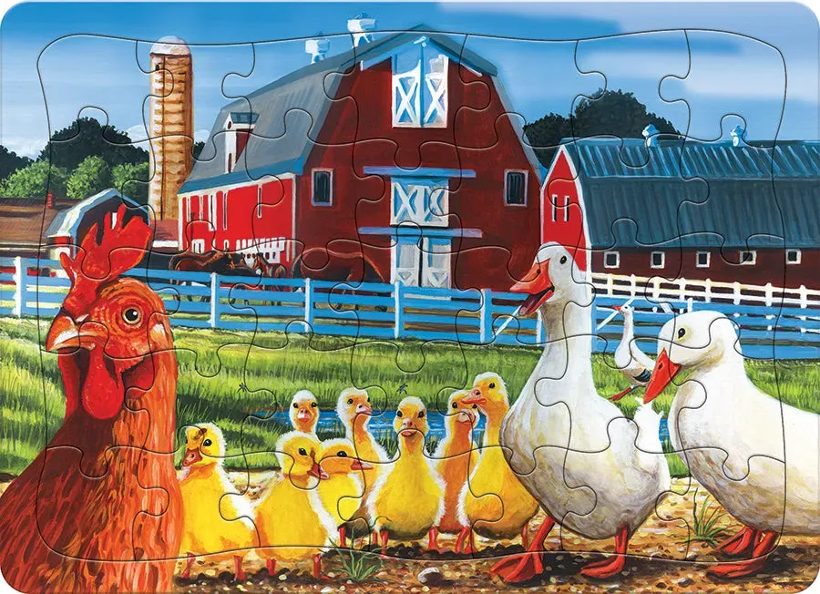 Cobble Hill Dwight's Ducks puzzle 35 piese tava ferma