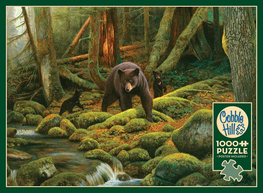 Cobble Hill Mother Nature puzzle 1000 piese ursi