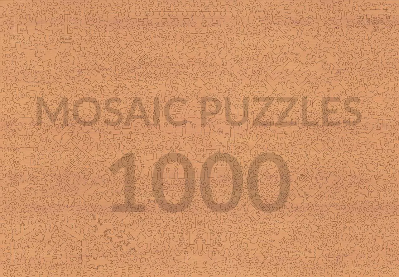 Mosaic Puzzles Santa Delivering Gifts puzzle lemn 500 piese craciun